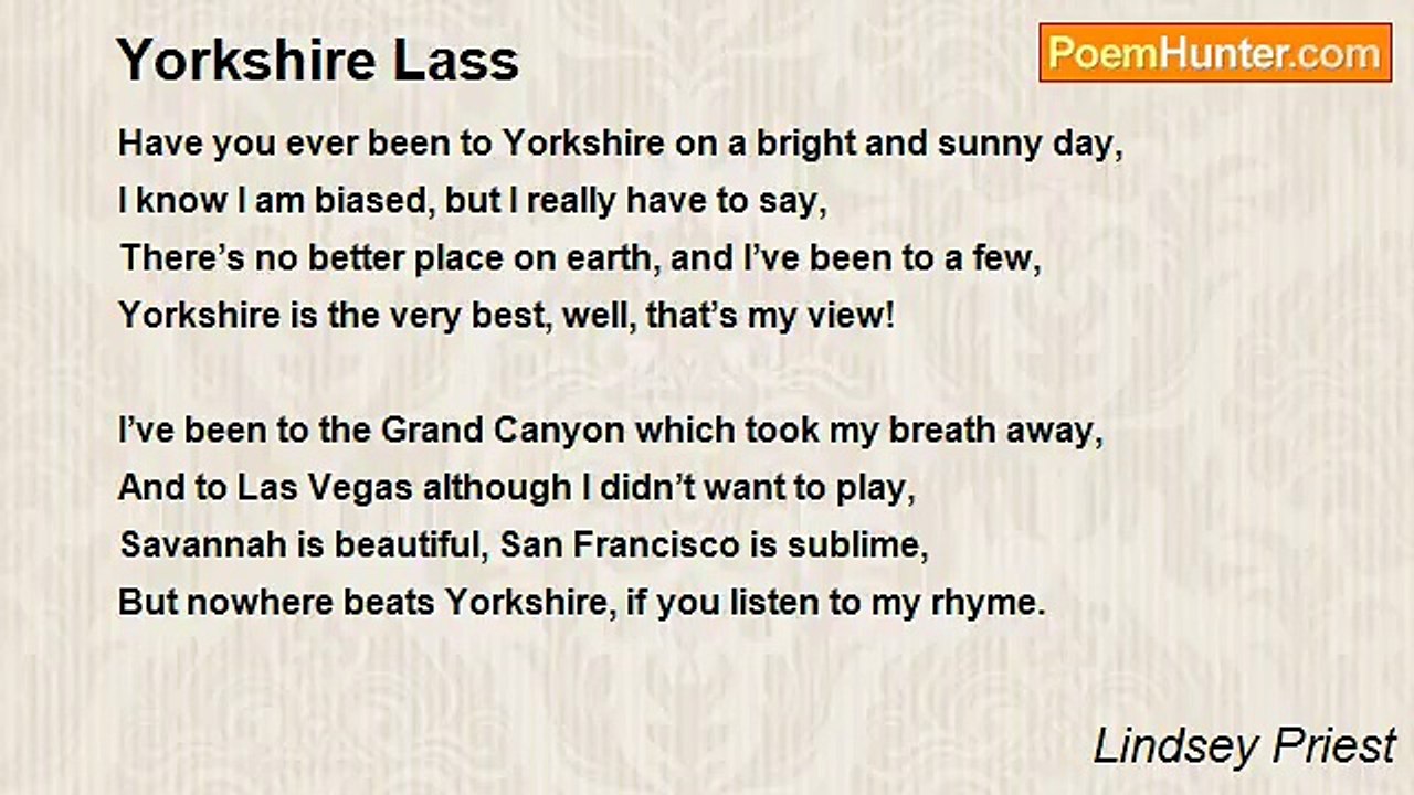 Lindsey Priest - Yorkshire Lass