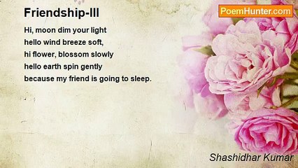Shashidhar Kumar - Friendship-III