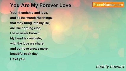 charity howard - You Are My Forever Love