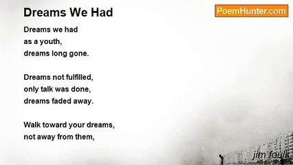 jim foulk - Dreams We Had