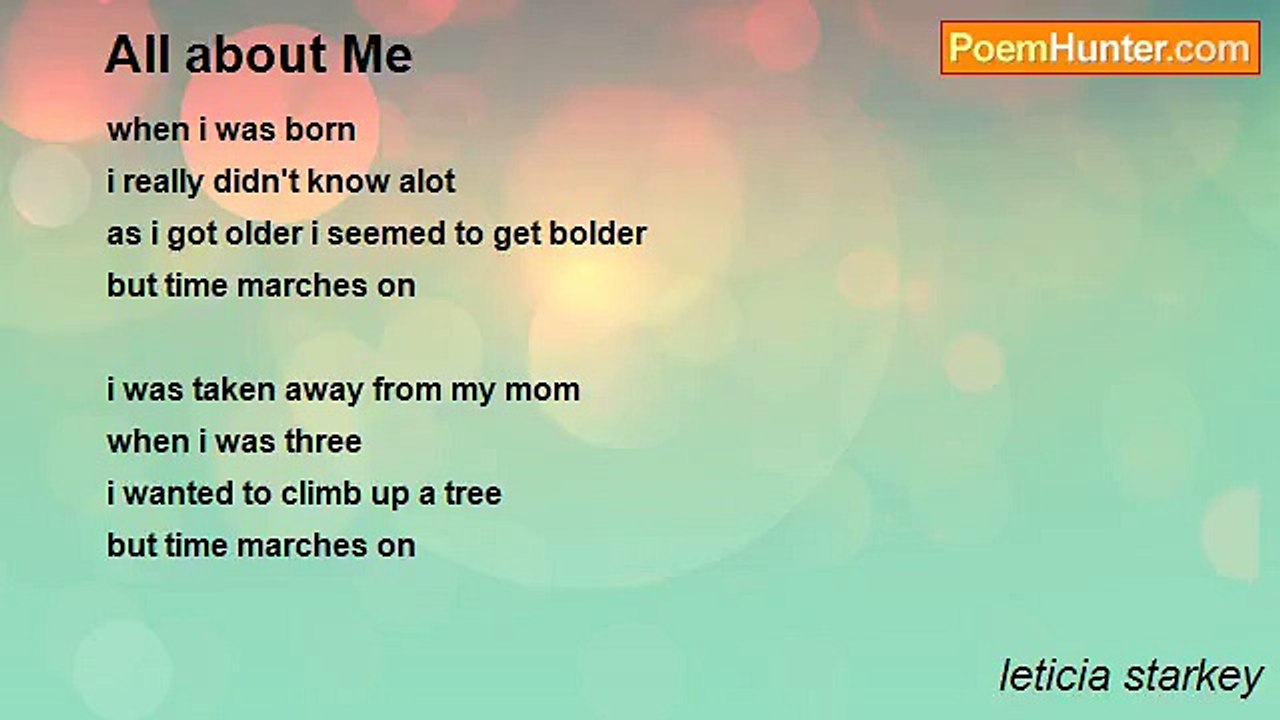 leticia starkey - All about Me