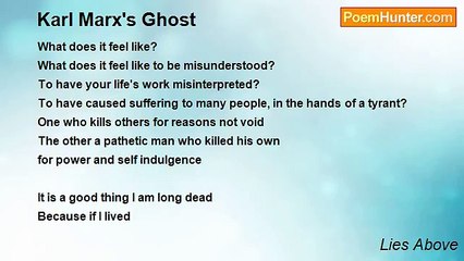 Lies Above - Karl Marx's Ghost