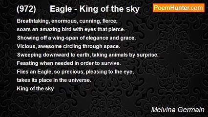 Melvina Germain - (972)      Eagle - King of the sky