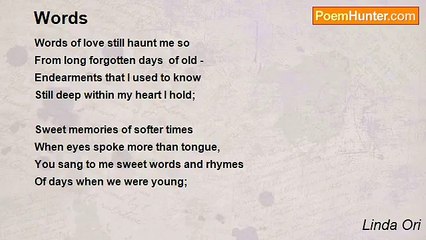 Linda Ori - Words