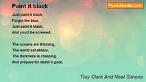 Troy Clark And Neal Simons - Paint it black