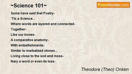 Theodora (Theo) Onken - ~Science 101~