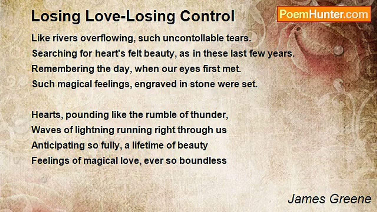 James Greene - Losing Love-Losing Control