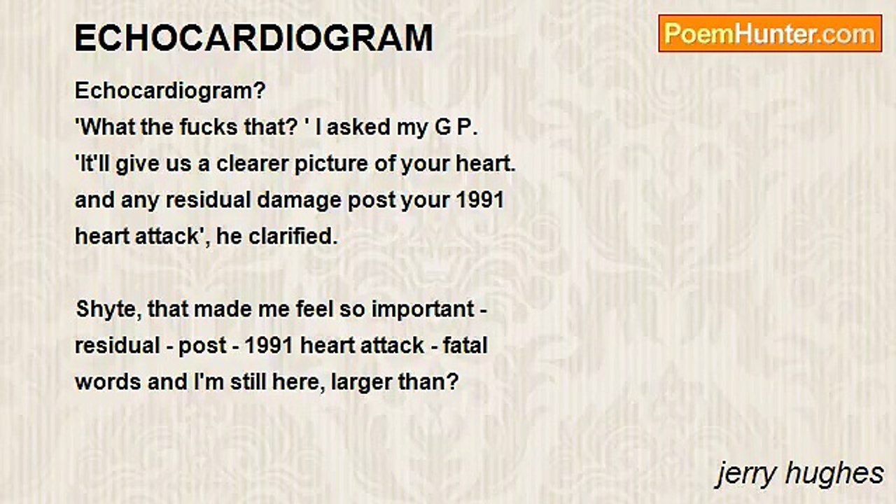 jerry hughes - ECHOCARDIOGRAM