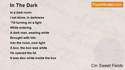 Cin Sweet Fields - In The Dark