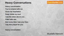 Mustafa Marconi - Heavy Conversations