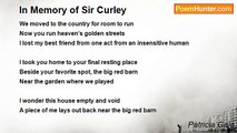 Patricia Gale - In Memory of Sir Curley