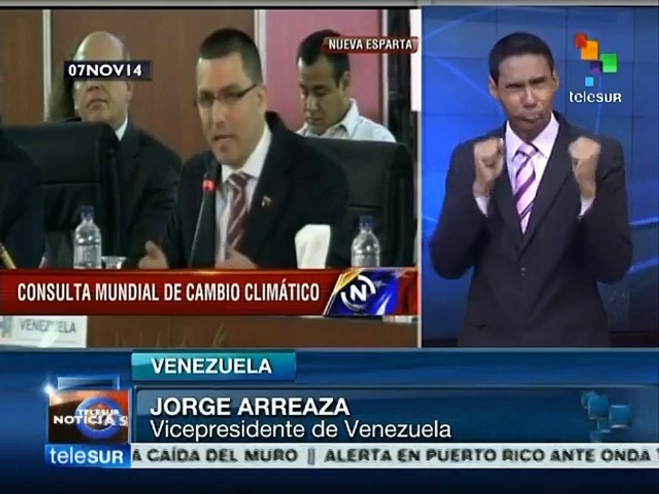 Pide Venezuela a países desarrollados combatir el cambio climático