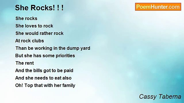 Cassy Taberna - She Rocks! ! !