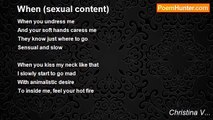 Christina V... - When (sexual content)