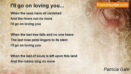 Patricia Gale - I'll go on loving you...