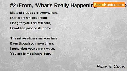 Peter S. Quinn - #2 (From, ‘What's Really Happening-In 54 Numbers’)