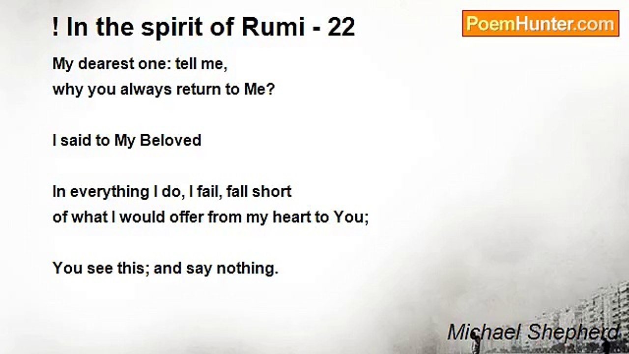 Michael Shepherd - ! In the spirit of Rumi - 22
