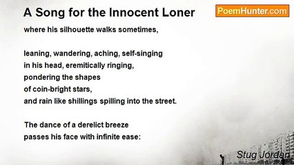 Stug Jordan - A Song for the Innocent Loner