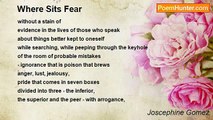 Joscephine Gomez - Where Sits Fear