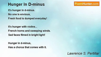 Lawrence S. Pertillar - Hunger In D-minus