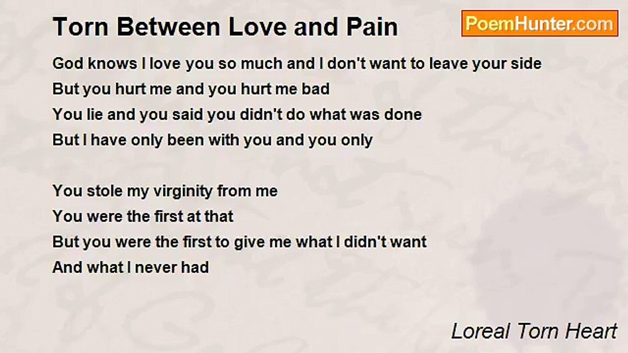 Loreal Torn Heart - Torn Between Love and Pain