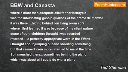 Ted Sheridan - BBW and Canasta