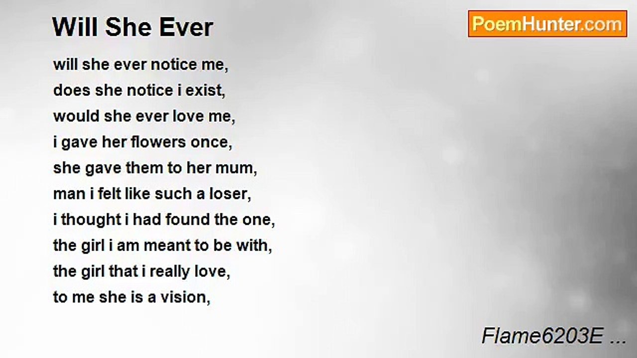 Flame6203E ... - Will She Ever