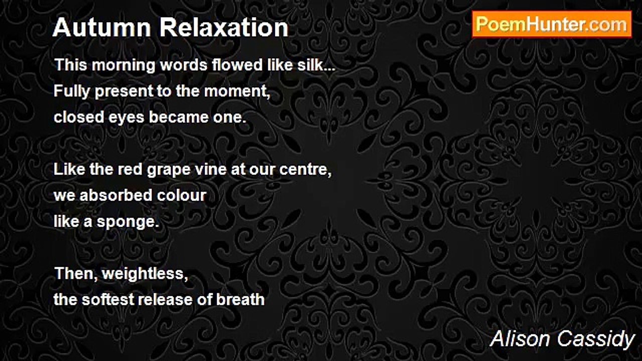 Alison Cassidy - Autumn Relaxation