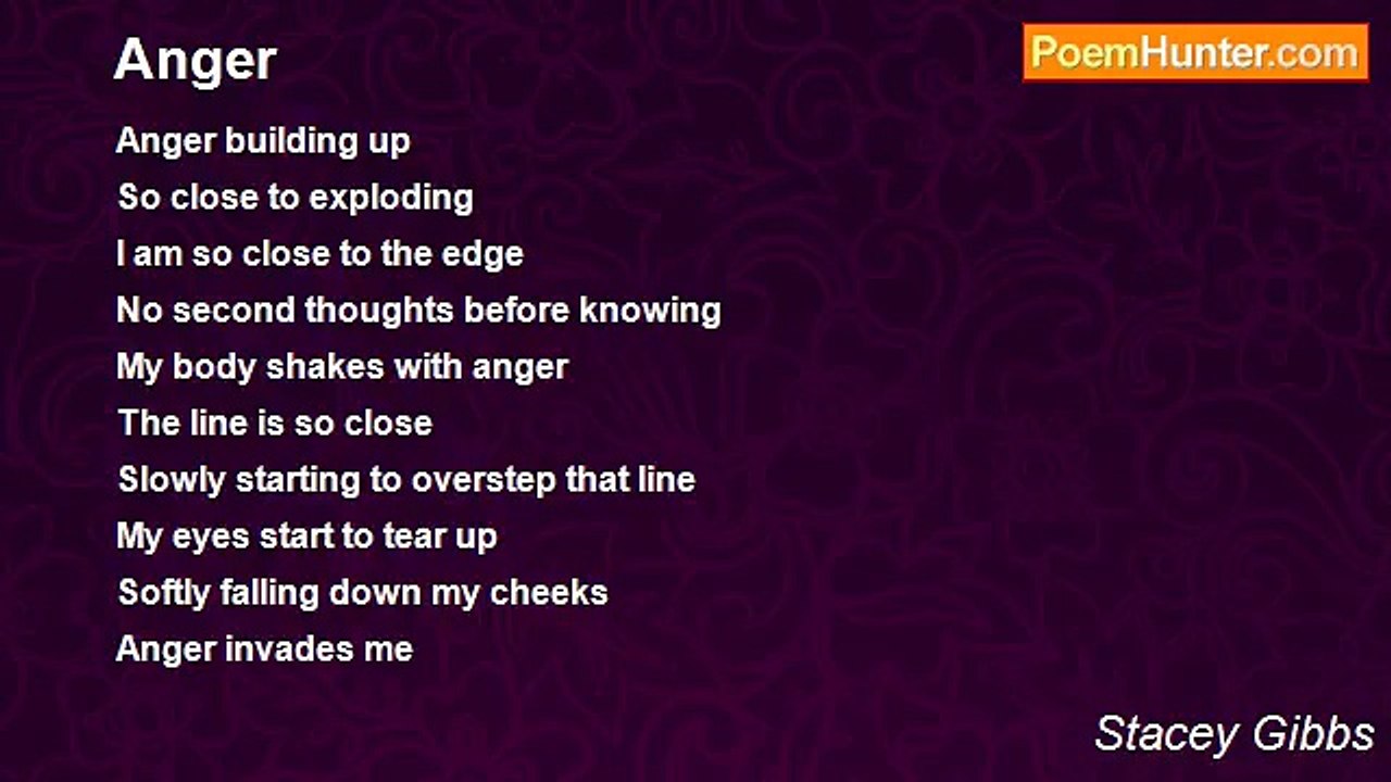 Stacey Gibbs - Anger