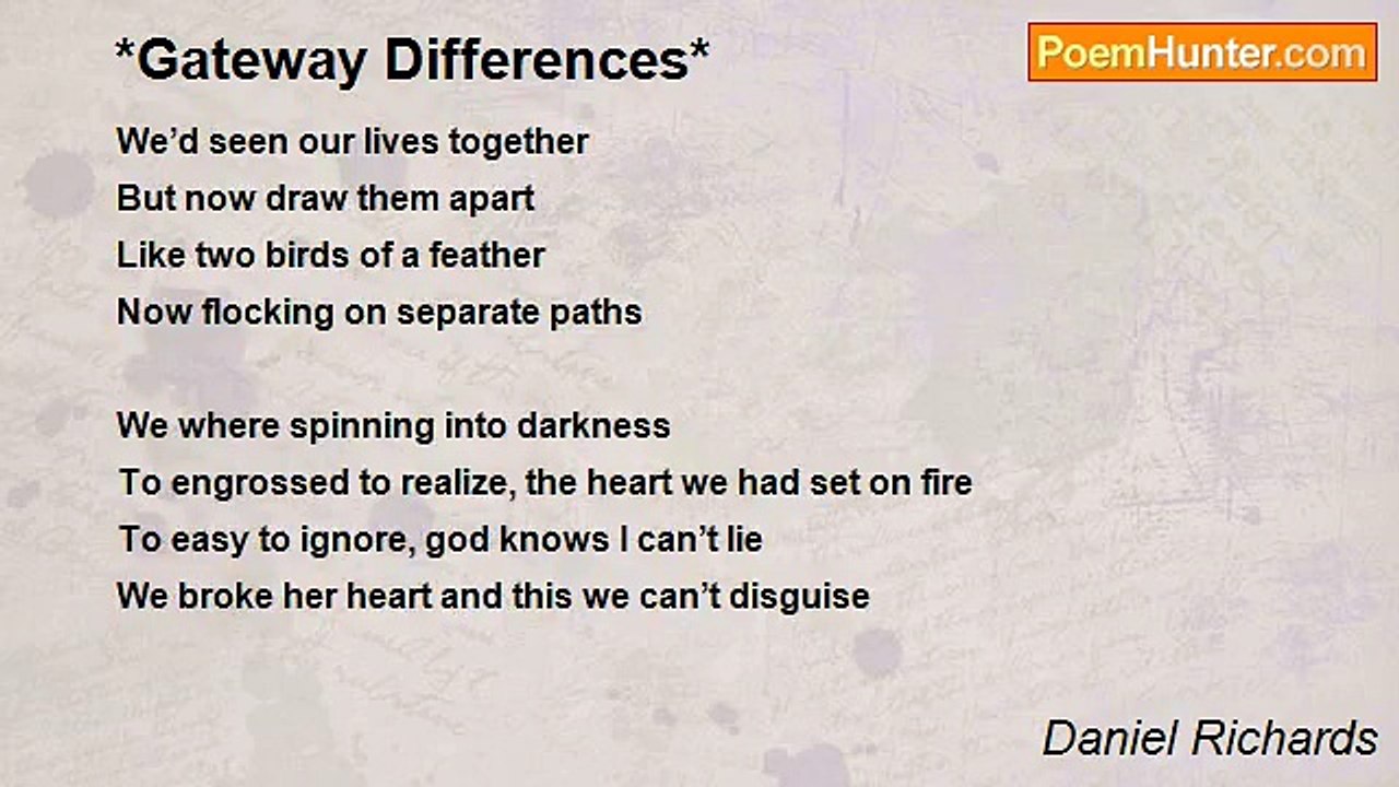 Daniel Richards - *Gateway Differences*