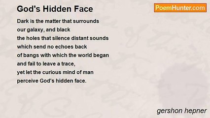 gershon hepner - God's Hidden Face
