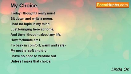 Linda Ori - My Choice