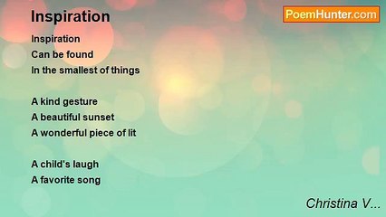 Christina V... - Inspiration