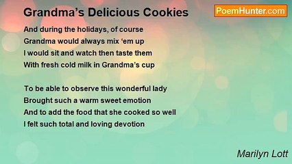 Marilyn Lott - Grandma’s Delicious Cookies