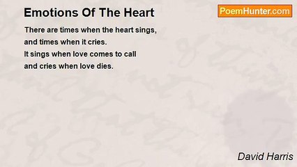 David Harris - Emotions Of The Heart