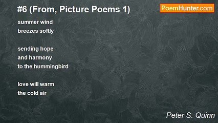 Peter S. Quinn - #6 (From, Picture Poems 1)