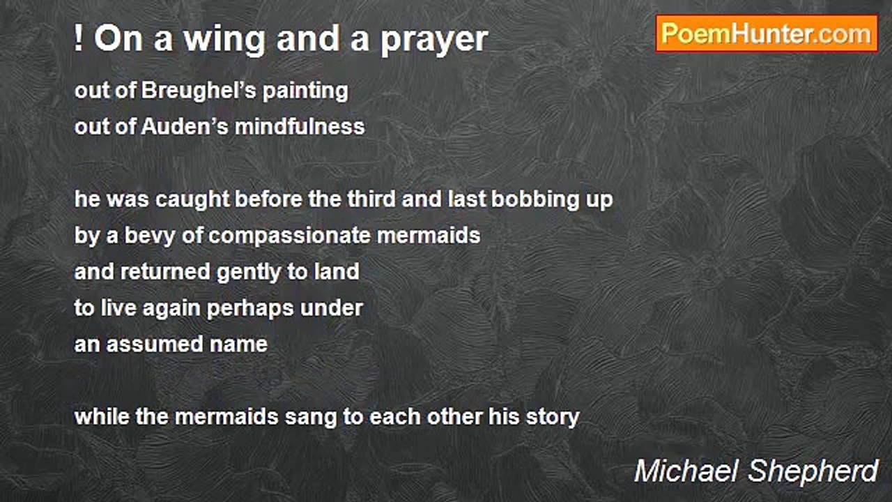 Michael Shepherd - ! On a wing and a prayer