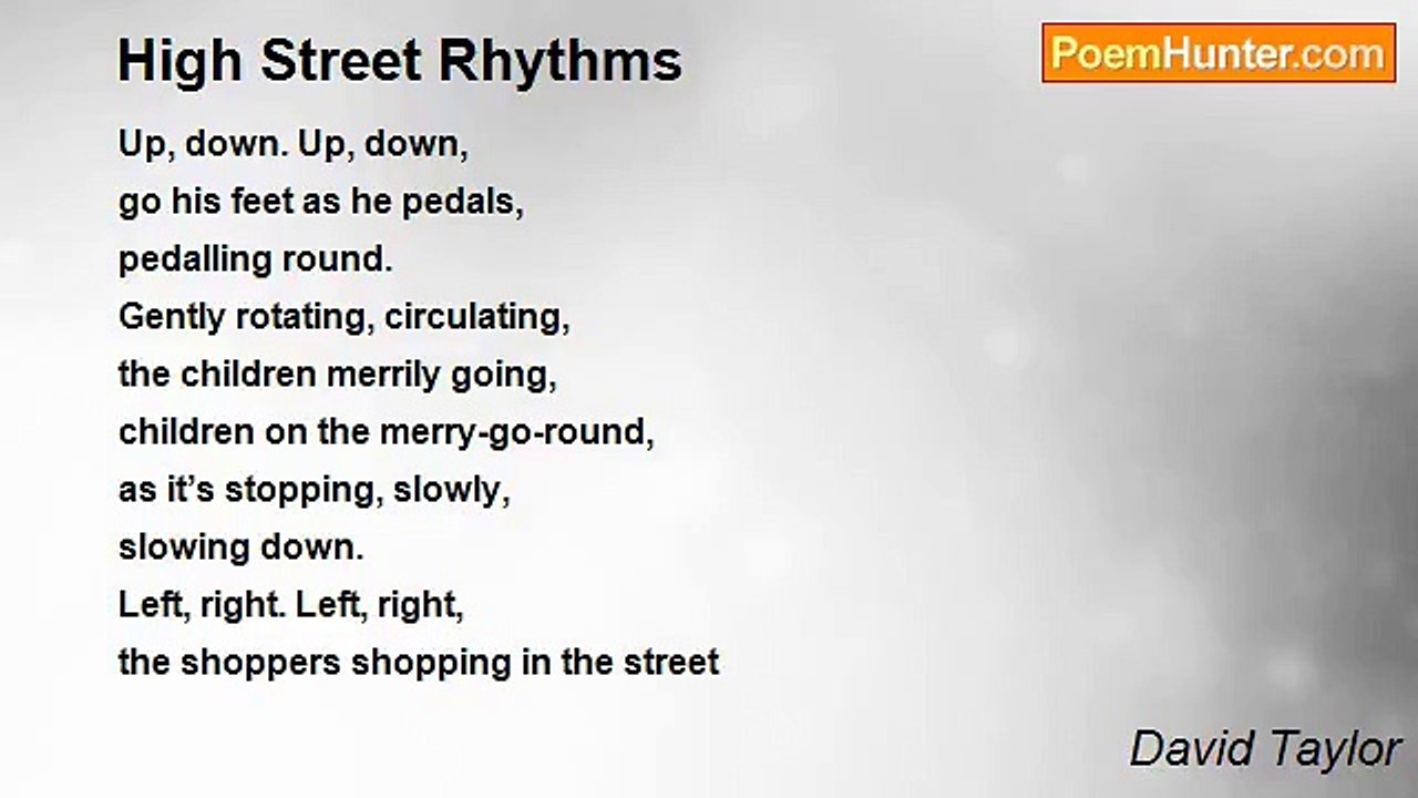 David Taylor - High Street Rhythms