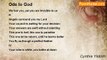 Cynthia Yildirim - Ode to God