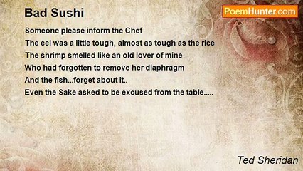 Ted Sheridan - Bad Sushi