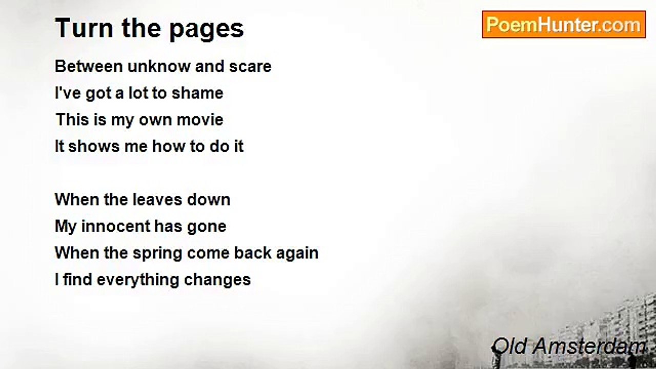 Old Amsterdam - Turn the pages