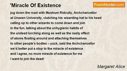 Margaret Alice - 'Miracle Of Existence