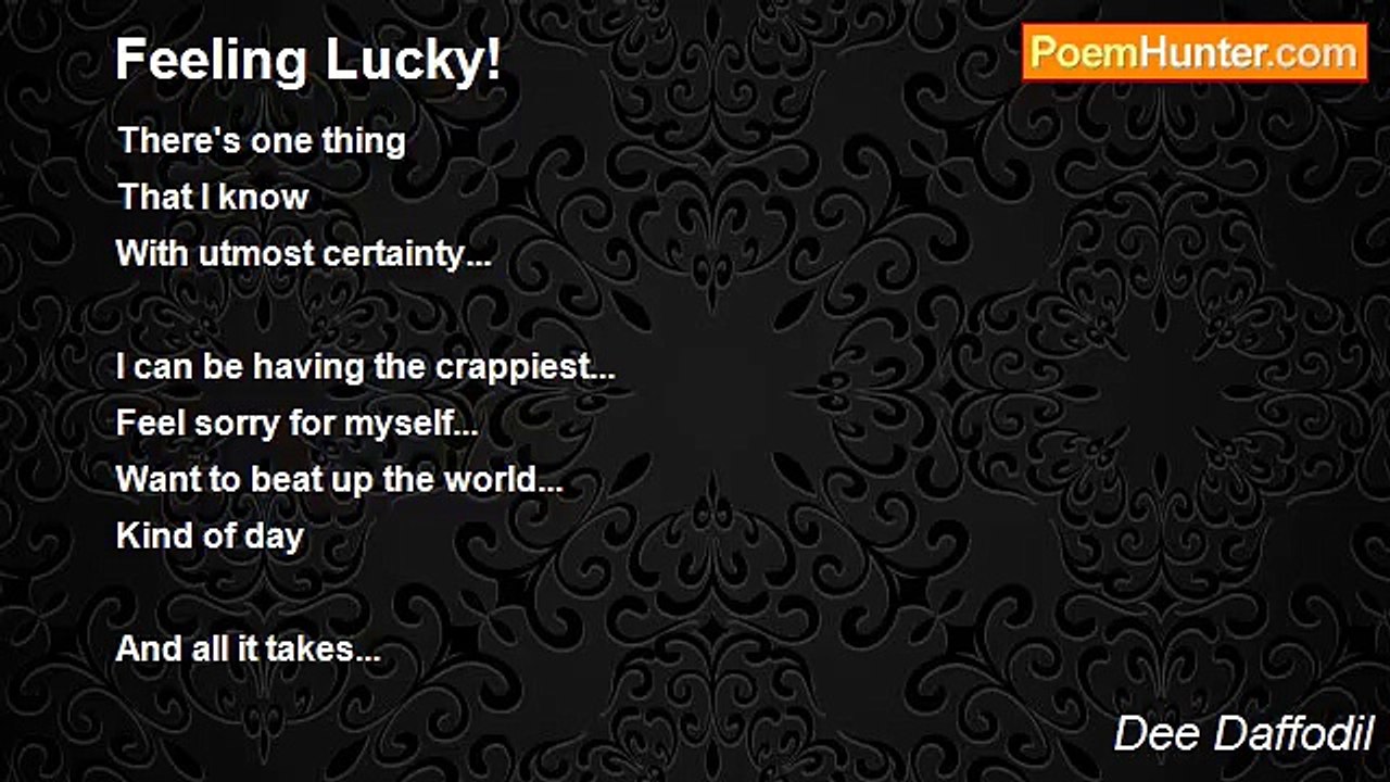 Dee Daffodil - Feeling Lucky!