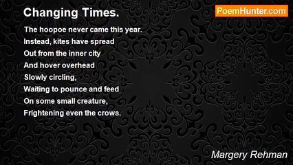 Margery Rehman - Changing Times.