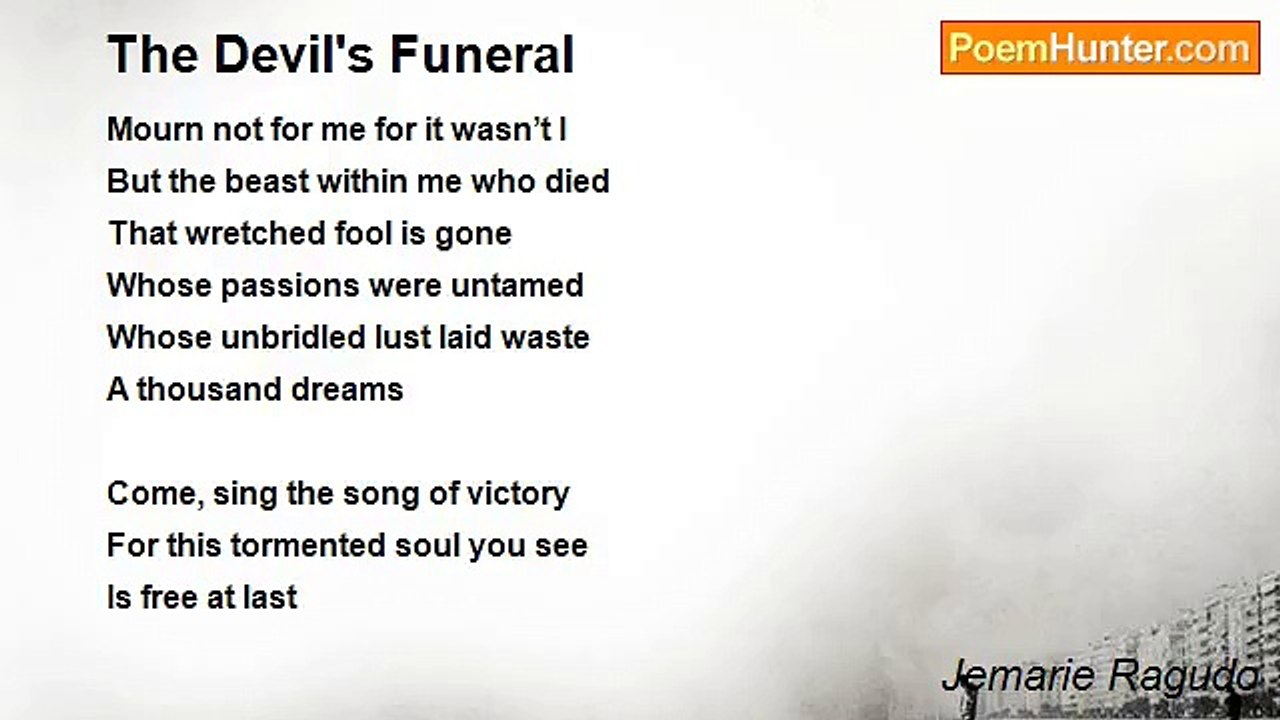 Jemarie Ragudo - The Devil's Funeral