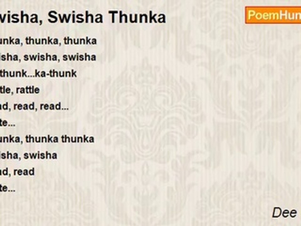 Dee Daffodil - Swisha, Swisha Thunka