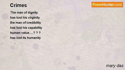 mary das - Crimes
