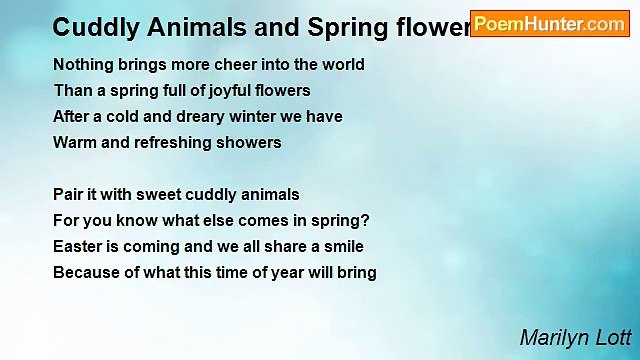 Marilyn Lott - Cuddly Animals and Spring flowers
