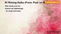 Peter S. Quinn - #1 Riming Haiku (From, Poet on WWW)