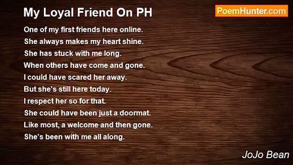 JoJo Bean - My Loyal Friend On PH
